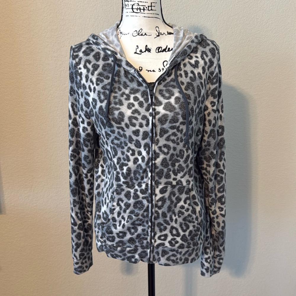 Victoria’s Secret PINK leopard hoodie, size small
